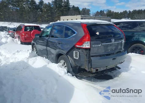 2013 Honda Cr-V Ex-L z USA, uszkodzony, nr VIN 2HKRM4H77DH673218